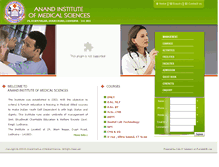 Tablet Screenshot of aimsindia.net.in